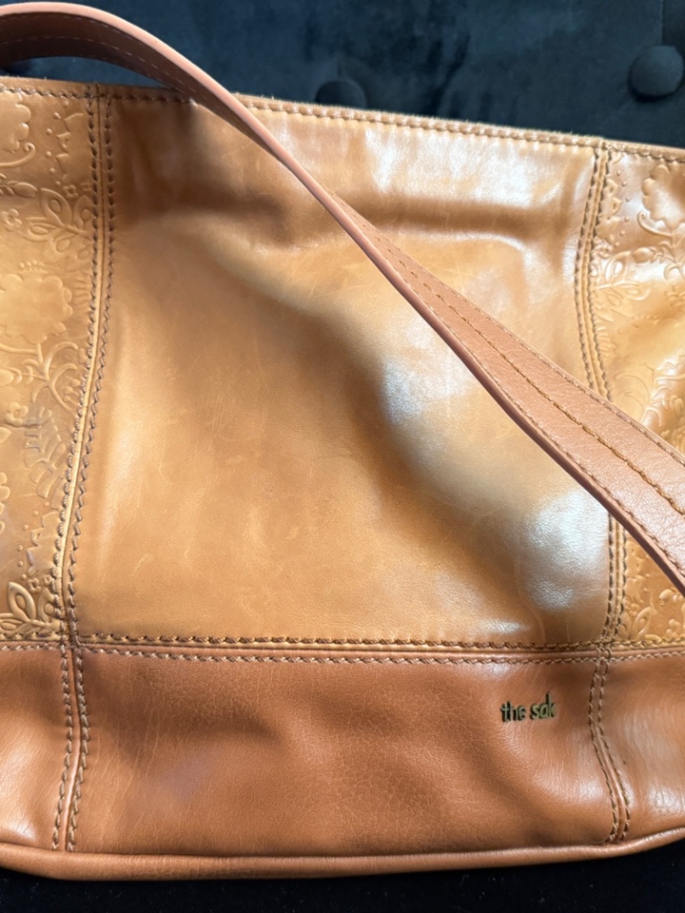 The Sak Tan Leather Bag